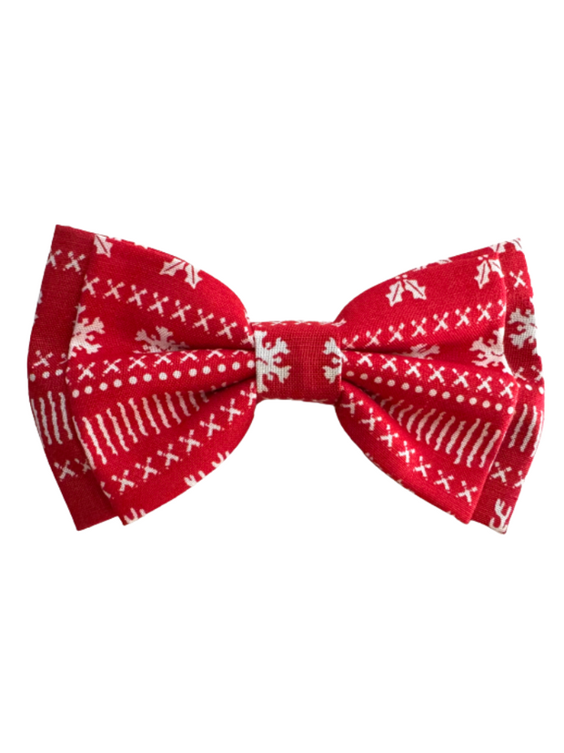 Beaux & Paws Bow Tie - Christmas Sweater Bow Tie