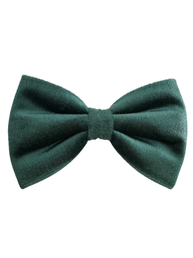 Beaux & Paws Bow Tie - Green Velvet