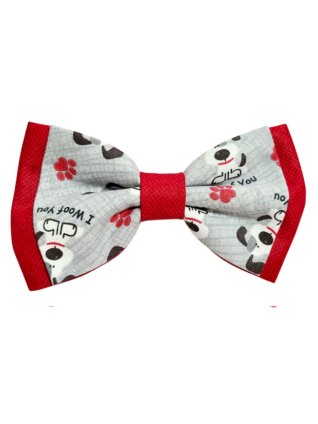 Beaux & Paws Bow Tie - I Woof You!