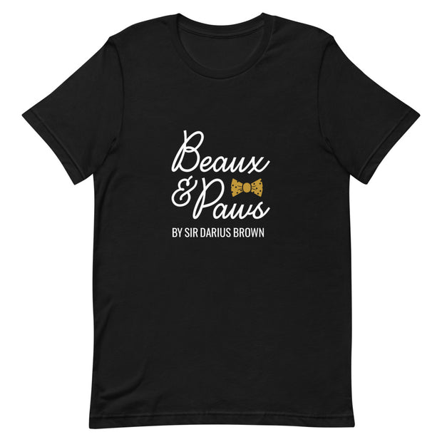Beaux & Paws T-Shirt - Black